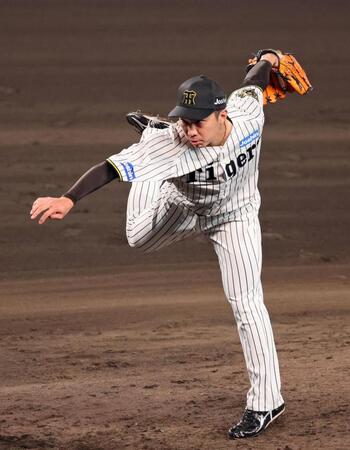 　８回に登板し１イニングを無失点に抑えた石井（撮影・立川洋一郎）