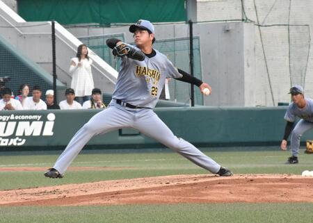 阪神・高橋遥人 術後最長5回6安打無失点「今日は真っすぐが一
