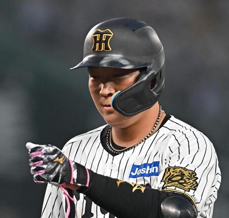 　４回、適時打を放った大山（撮影・西田忠信）