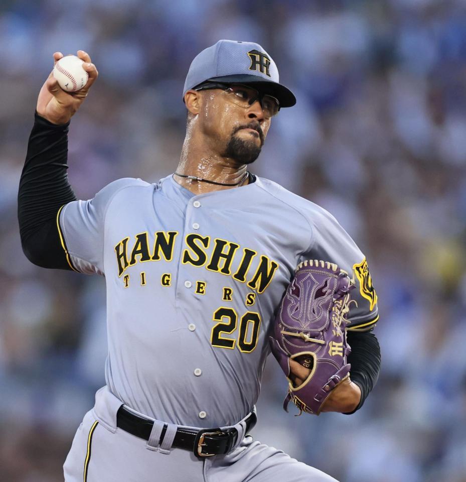 　先発し、投げ込むデュプランティエ（撮影・田中太一）