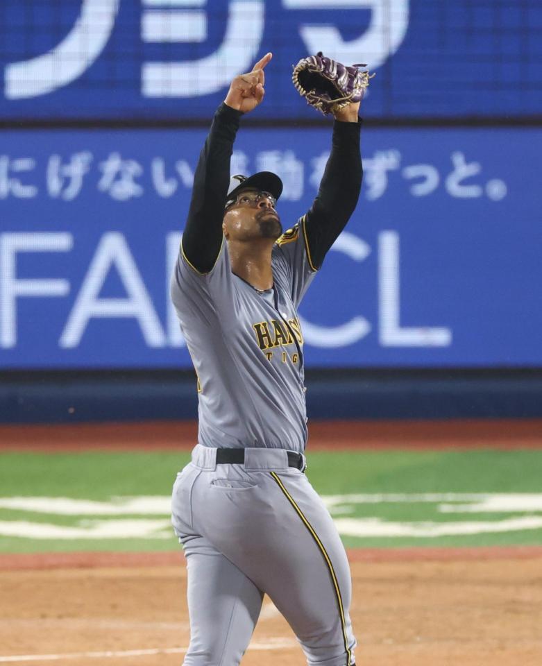 　完封勝利を挙げたデュプランティエ（撮影・金田祐二）
