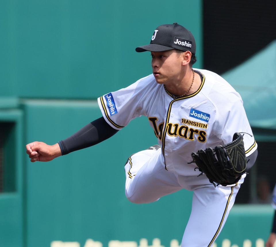 　７回１失点の好投を見せた早川（撮影・立川洋一郎）