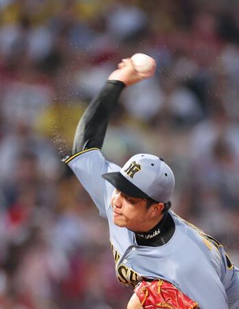 阪神　６２年ぶり９試合連続２失点以下へ、才木は５回１失点で降板、１１４球と球数かさむ