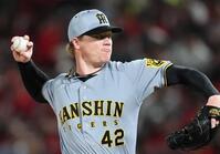 　６回を無失点に抑えたネルソン（撮影・田中太一）