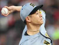 　先発し、投げ込む大竹（撮影・田中太一）