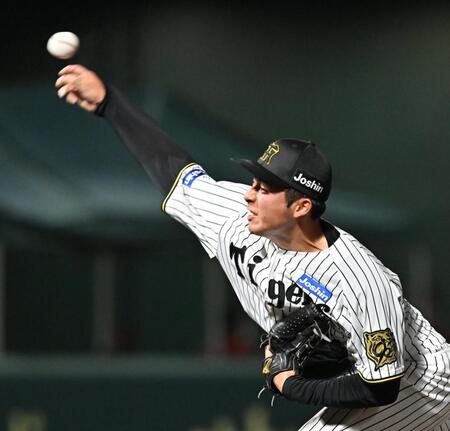 　６回から２番手で登板する椎葉（撮影・西田忠信）