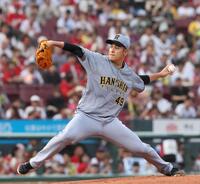 　先発し、力投する大竹（撮影・市尻達拡）