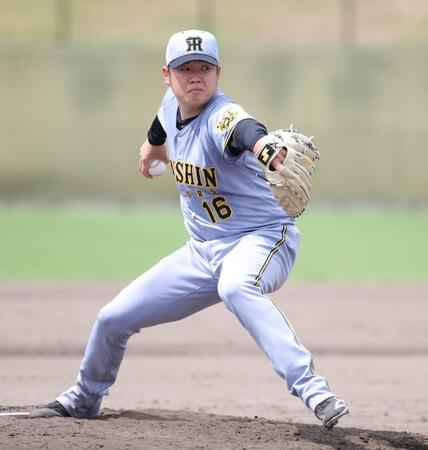 　６回無失点と好投を見せた西勇（撮影・坂部計介）