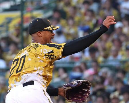 　先発し力投するデュプランティエ（撮影・北村雅宏）