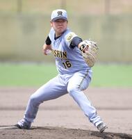 　６回無失点と好投を見せた西勇（撮影・坂部計介）