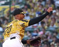 　先発し力投するデュプランティエ（撮影・北村雅宏）