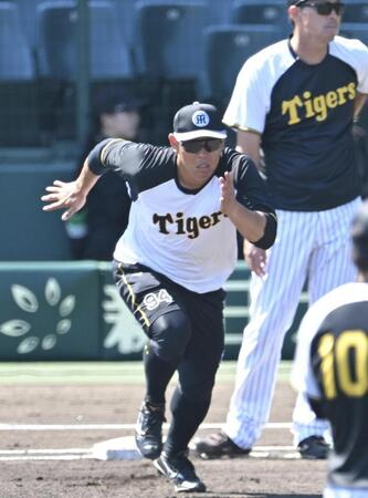 　１軍に合流し、練習する原口