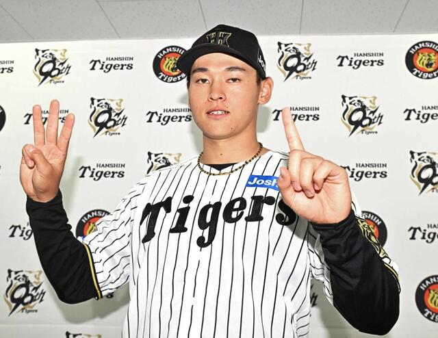 阪神育成3位・早川が支配下入り 藤川監督「1軍で必要に」ロング