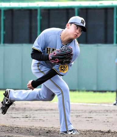 　７回無失点と好投した門別（撮影・和泉玲香）