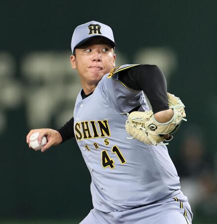 阪神・村上が６回２安打無失点　好投も七回援護もらえず９勝目お預け