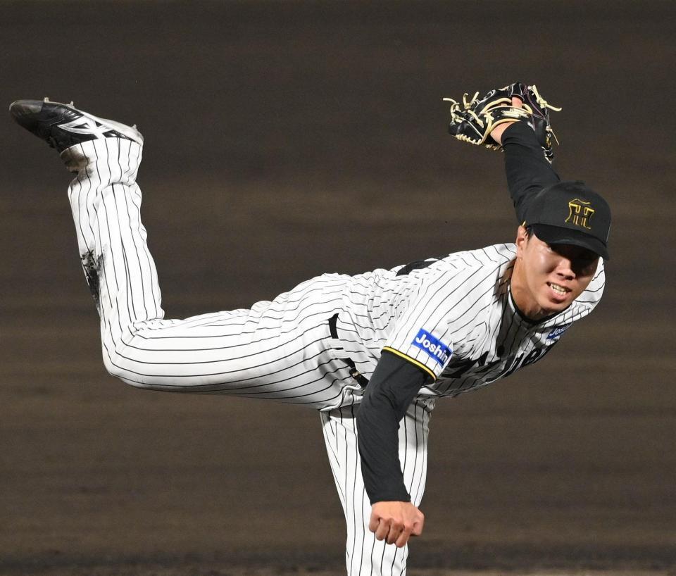 阪神・工藤泰成が自己最速161キロを計測 フレッシュ球宴で