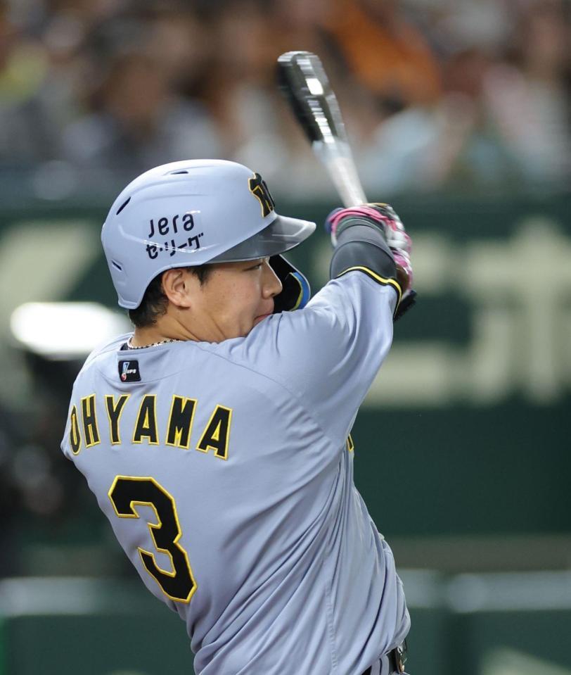 阪神・大山悠輔が通算1000本安打達成 プロ9年目 三回に左前