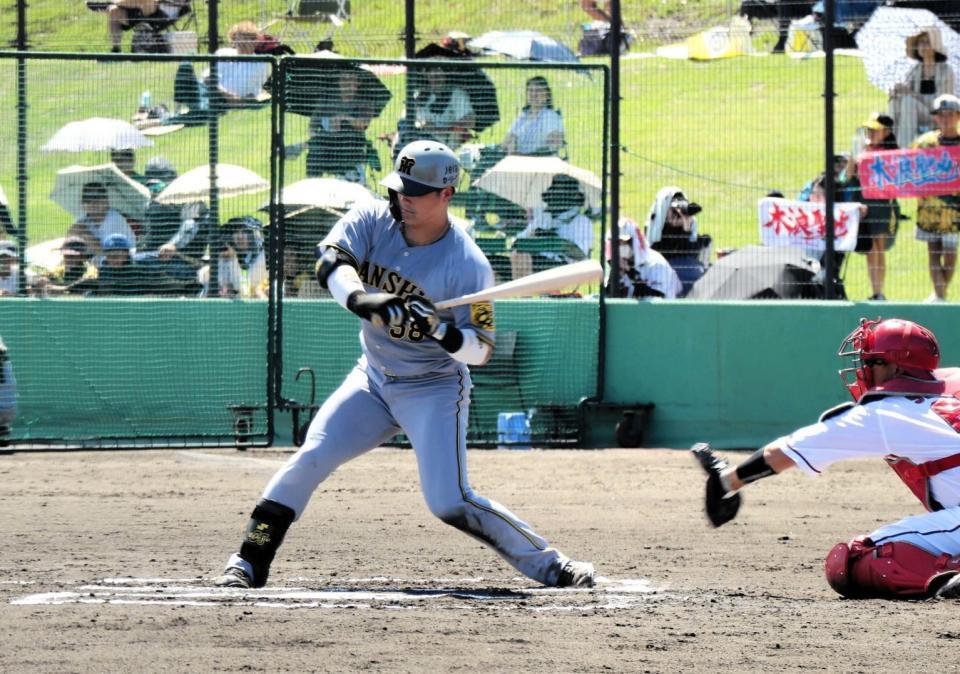 　３安打を放った前川