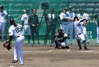 　熊谷を三飛に打ち取るドリス