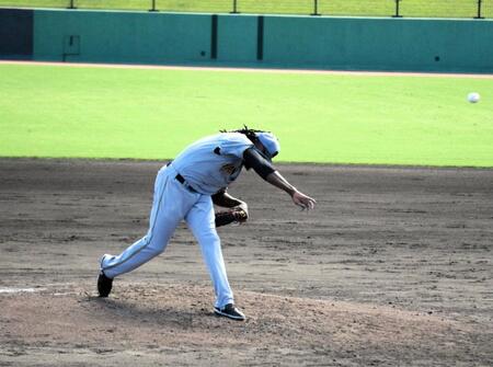 　力投するドリス