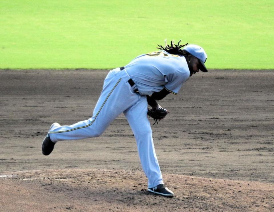 　復帰後初登板で１回無失点に抑えたドリス