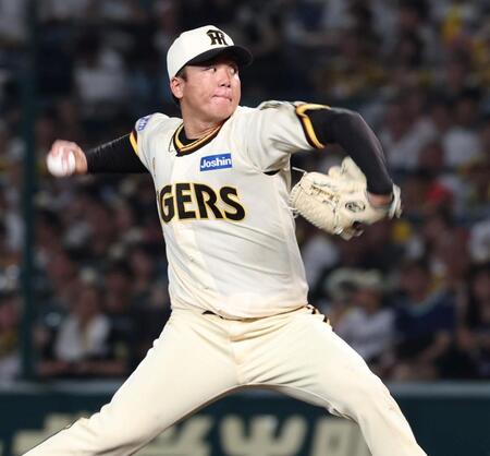 　先発し力投する村上（撮影・北村雅宏）