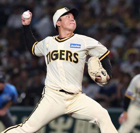 　先発し力投する村上（撮影・北村雅宏）