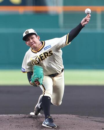 　先発し粘投する伊原（撮影・北村雅宏）