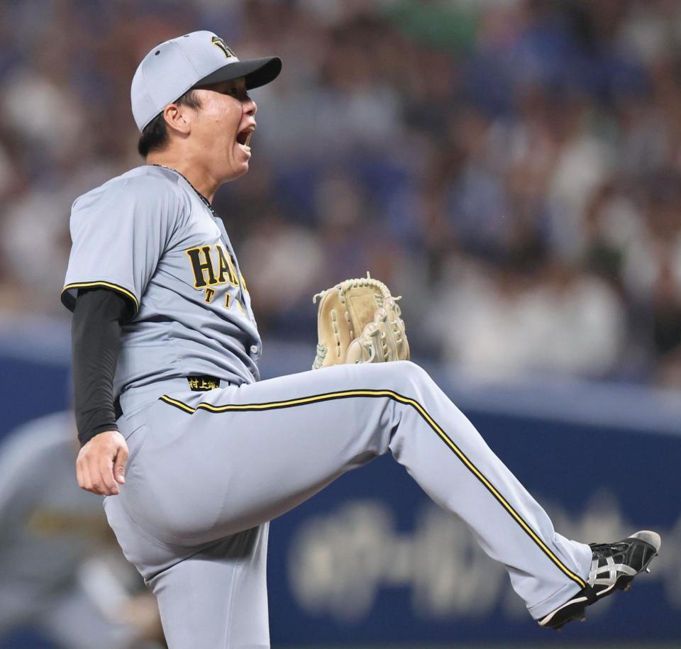 　６回のピンチを無失点に抑えた村上（撮影・田中太一）