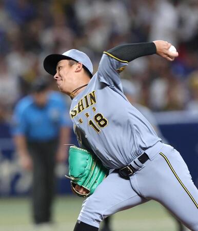 　先発し力投する伊原（撮影・北村雅宏）