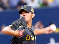 　先発し力投する伊藤将（撮影・山口登）