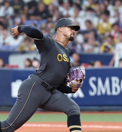 　先発し力投するデュプランティエ（撮影・北村雅宏）