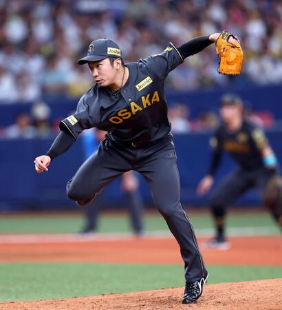 　９回、力投する石井（撮影・山口登）