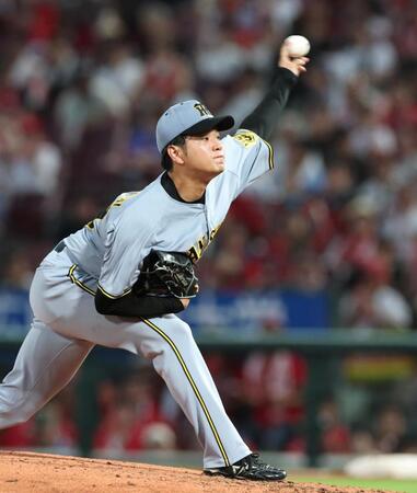 　先発し力投する高橋（撮影・北村雅宏）