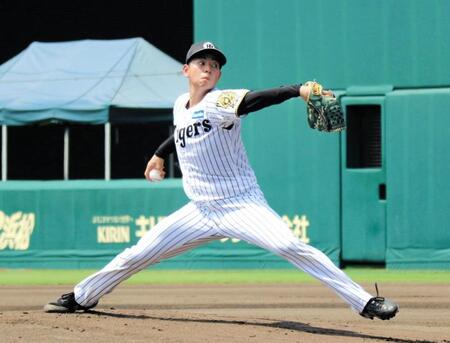 　シート打撃に登板した下村