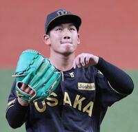 　１回、連打を許し険しい表情の伊原（撮影・田中太一）