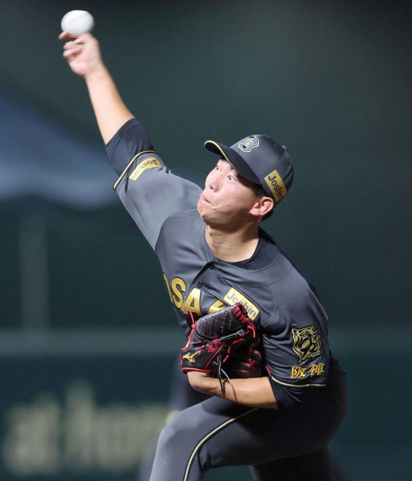 　１回を無失点に抑えた畠（撮影・立川洋一郎）