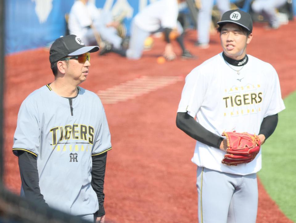 阪神タイガースユニホーム　 SUITE藤川監督 MIZUNO 阪神タイガース 藤川球児 2025年ユニフォーム 刺繍