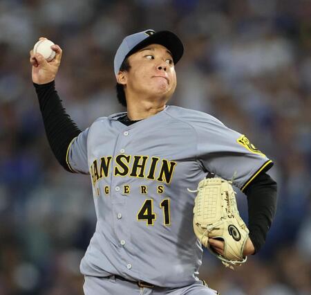 　先発し、投げ込む村上（撮影・田中太一）