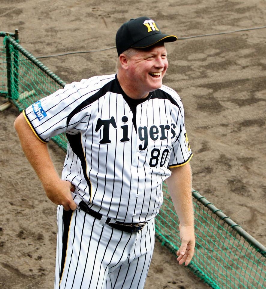 　阪神のコーチ時代のトーマス・オマリー氏（２０１３年撮影）