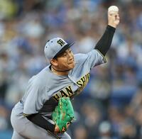 　先発し力投する伊原（撮影・田中太一）