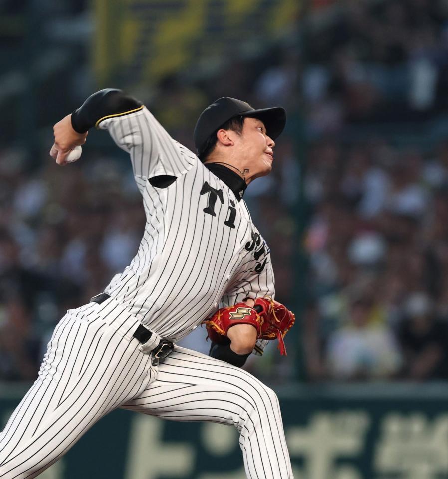 　先発し力投する才木（撮影・北村雅宏）