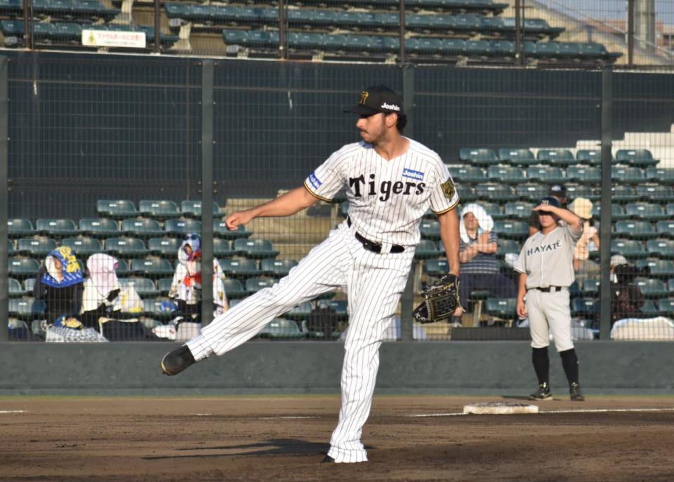 　２イニングを投げきったゲラ