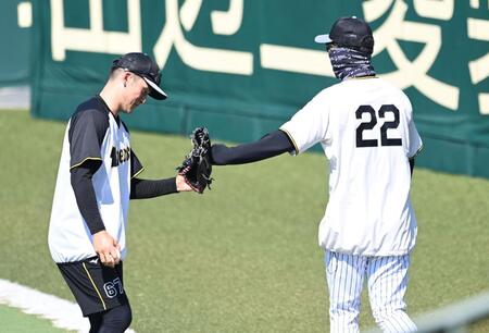 【写真】阪神・藤川球児監督が若手を気遣ったワンシーン「このチームじゃ戦えない」と叱責→翌日の練習でタッチ