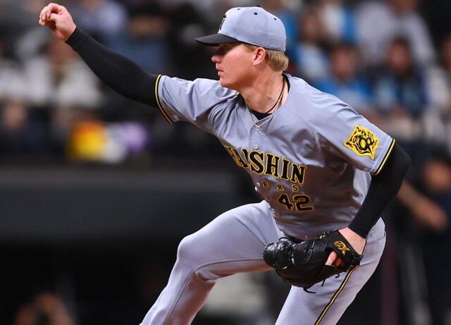 阪神・ネルソン 4日1軍初先発 主に中継ぎ起用も先月20日の2軍戦で