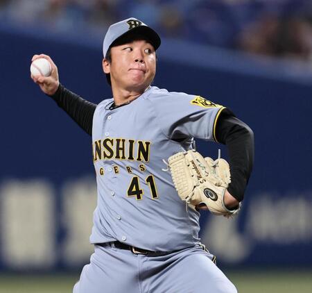 先発し、投げ込む村上（撮影・田中太一）