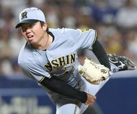 　先発し力投する村上（撮影・北村雅宏）