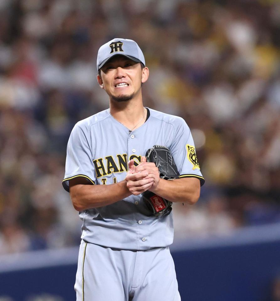 　５回、上林に同点となる適時打を浴びた伊藤将（撮影・北村雅宏）