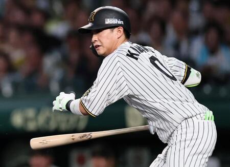 １回、二塁打を放つ木浪（撮影・田中太一）