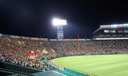 　７回、盛り上がる阪神ファン（撮影・山口登）